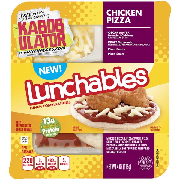 Lunchables Chicken Pizza | Hy-Vee Aisles Online Grocery Shopping