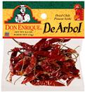 Don Enrique De Arbol Dried Chile Peppers