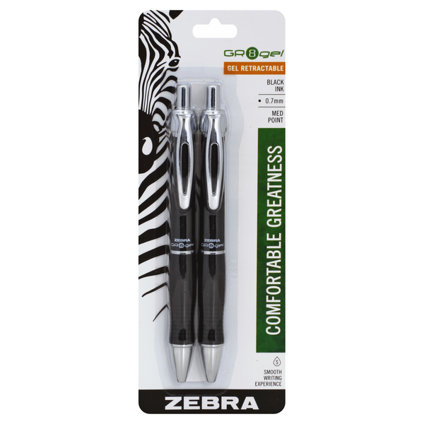 Zebra Sarasa Grand, Retractable Gel Ink Pen, Rose Gold Barrel, Medium  Point, 0.7mm, Black Ink, 1-Count Bundle with 6 Refills