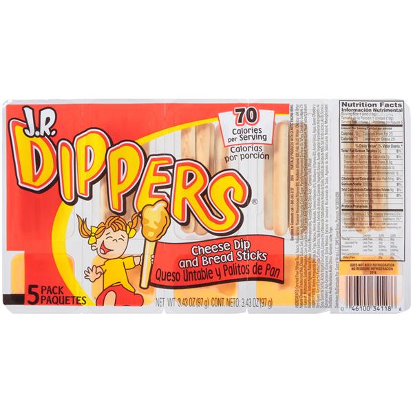 J.R. Dippers Cheese Dip and Sticks 5 Pack | Hy-Vee Aisles Online ...