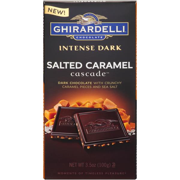 Ghirardelli Salted Caramel Cascade Intense Dark Chocolate | Hy-Vee ...