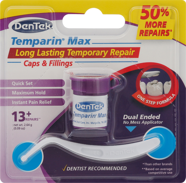 Dentek Temparin Max Long Lasting Tempory Repair 