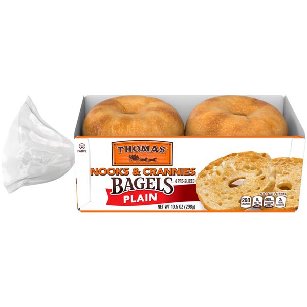 Thomas' Nooks & Crannies Plain Bagels 4Ct HyVee Aisles Online