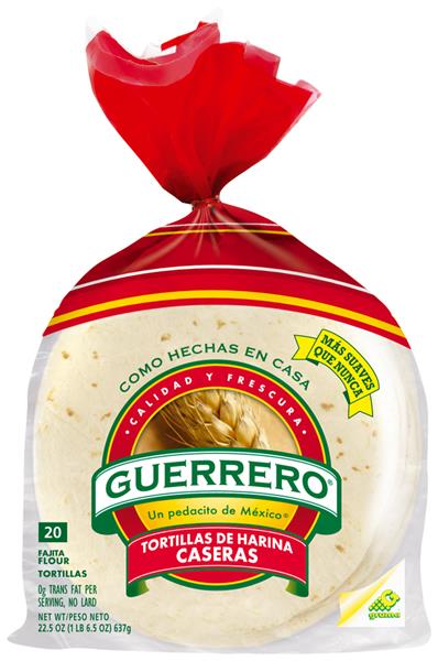 Guerrero Caseras Fajita Flour Tortillas 20Ct | Hy-Vee Aisles Online ...