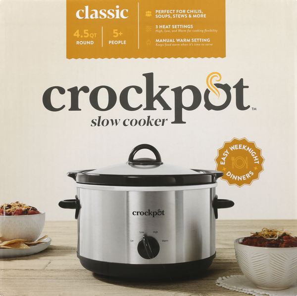 CrockPot 4.5qt Manual Slow Cooker - Light Blue