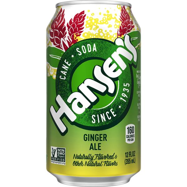 Hansen's Natural Ginger Ale Cane Soda 6Pk HyVee Aisles Online