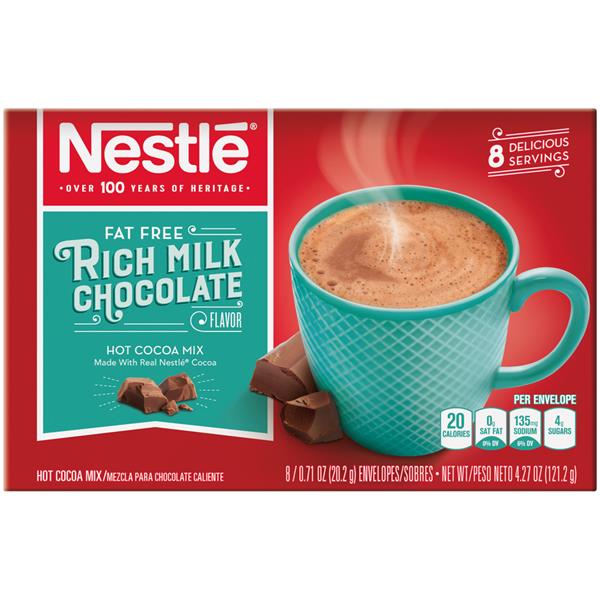 Nestle Hot Cocoa Mix Fat Free Rich Milk Chocolate Flavor 8Pk HyVee