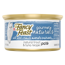 Purina Fancy Feast Gourmet Naturals Grain Free Wet Cat Food; Trout & Tuna Pate Recipe