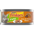 Purina Friskies Classic Pate Liver & Chicken Dinner Cat Food