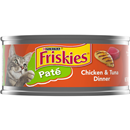 Purina Friskies Classic Pate Chicken & Tuna Dinner Cat Food