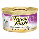 Purina Fancy Feast Classic Pate, Tender Beef & Liver Feast Cat Food
