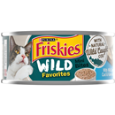 Purina Friskies Wild Favorites Mini Bites With Wild Caught Cod & Kale In Sauce Cat Food