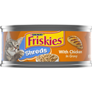 Purina Friskies Savory Shreds with Chicken in Gravy Cat Food