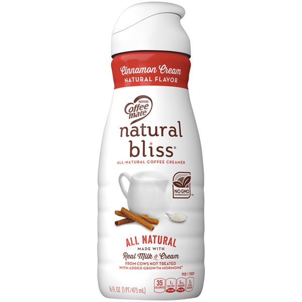 Download Coffee-Mate Natural Bliss Cinnamon Cream Liquid Coffee Creamer | Hy-Vee Aisles Online Grocery ...