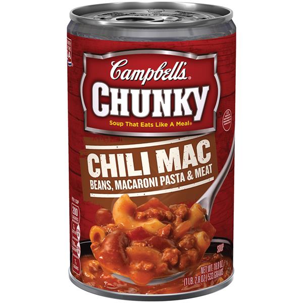 Campbell S Chunky Chili Mac Soup Hy Vee Aisles Online Grocery Shopping