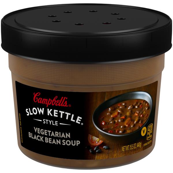 Campbells Slow Kettle Style Vegetarian Black Bean Soup HyVee Aisles Online Grocery Shopping