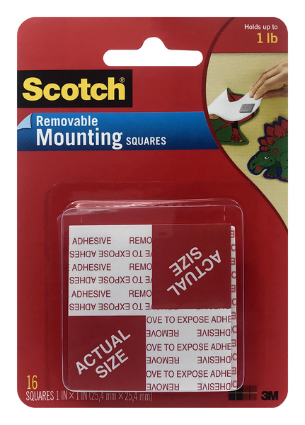 Scotch Removable Mounting Squares 1