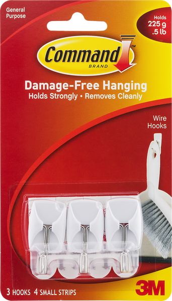 Command Damage-Free Hanging Wire Hooks  Hy-Vee Aisles Online Grocery  Shopping