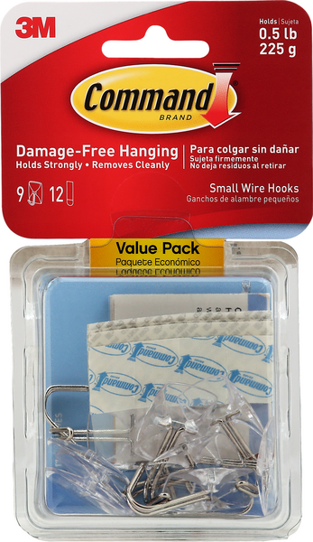 Command Wire Hooks, Small, Value Pack  Hy-Vee Aisles Online Grocery  Shopping