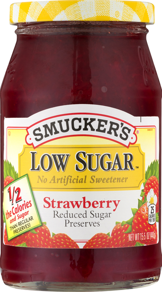 Smucker's Low Sugar Strawberry Preserves | Hy-Vee Aisles Online Grocery ...