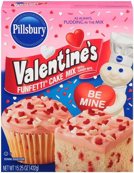 valentines day cake mix