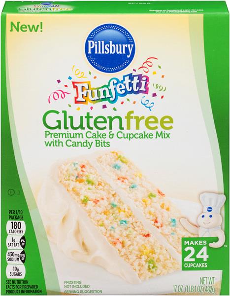 Pillsbury Gluten Free Funfetti Cake & Cupcake Mix with Candy Bits | Hy ...