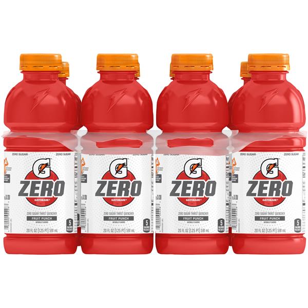 Gatorade G Zero Sugar Fruit Punch 8Pk | Hy-Vee Aisles Online Grocery ...