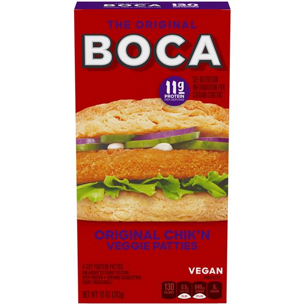Boca Original Chik'n Veggie Patties 4Ct HyVee Aisles Online Grocery