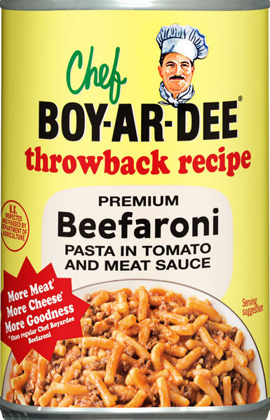 Chef Boyardee Beefaroni Throwback Recipe 