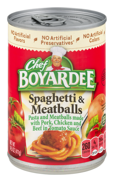 Chef Boyardee Spaghetti & Meatballs | Hy-Vee Aisles Online Grocery Shopping