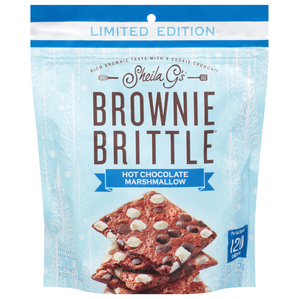 Sheila G's Hot Chocolate Marshmallow Brownie Brittle 4 oz | Hy-Vee