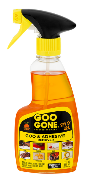 Goo Gone Goo & Adhesive Remover, Citrus Power, Spray Gel