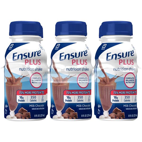 Ensure Plus Milk Chocolate Nutrition Shake Ready to Drink 6Pk HyVee