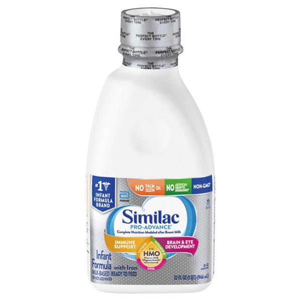 Similac Pro-Advance Non-GMO with 2'-HMO Infant Formula with Iron Ready