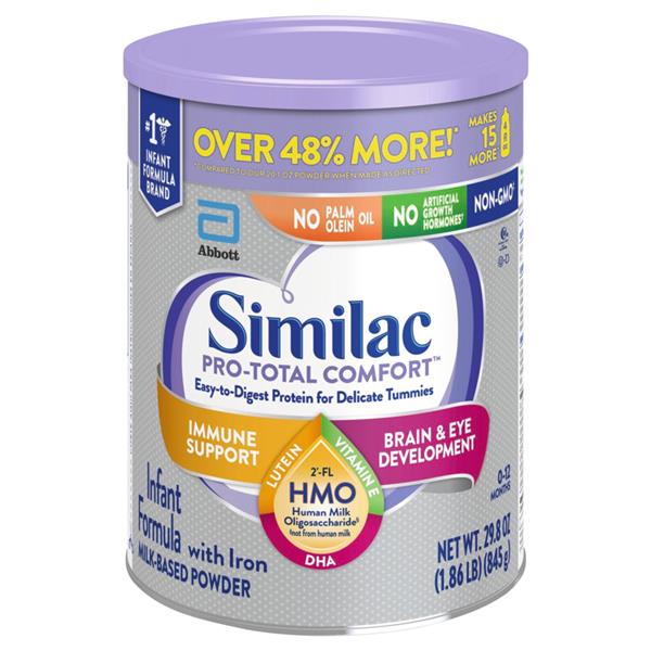 Similac Pro Total Comfort Non Gmo With 2 Fl Hmo Infant Formula