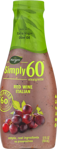 Simply 60 2025 red wine dressing