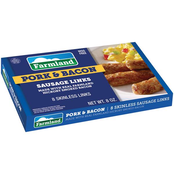 Farmland Pork & Bacon Sausage Links 8 ct | Hy-Vee Aisles Online Grocery ...