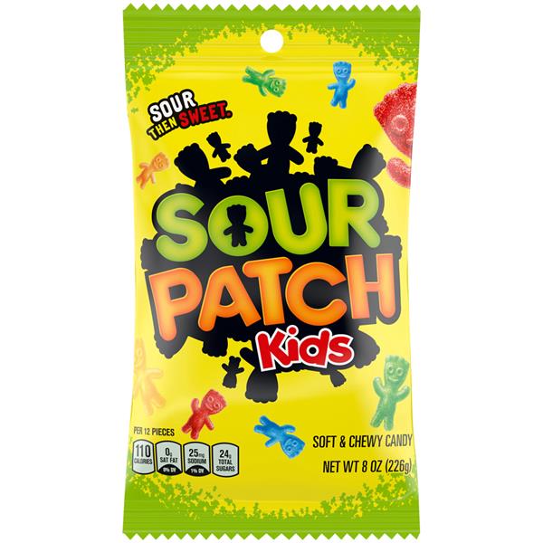 Sour Patch Bags Soft & Chewy Sour Then Sweet Kids Candy HyVee Aisles