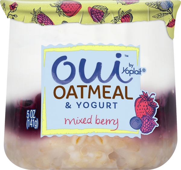 Oui Oatmeal & Yogurt, Mixed Berry HyVee Aisles Online Grocery Shopping