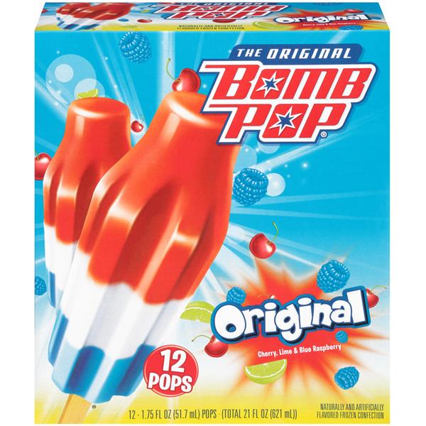 Bomb Pop Original Frozen Confection 12Pk | Hy-Vee Aisles Online Grocery ...