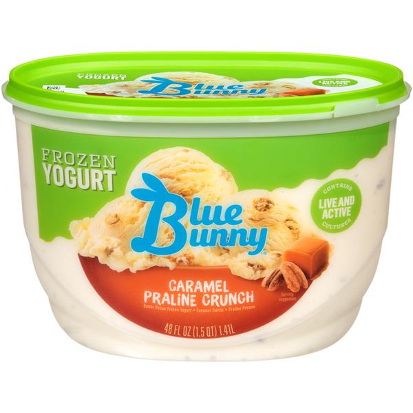 Blue Bunny Caramel Praline Crunch Frozen Yogurt | Hy-Vee Aisles Online ...