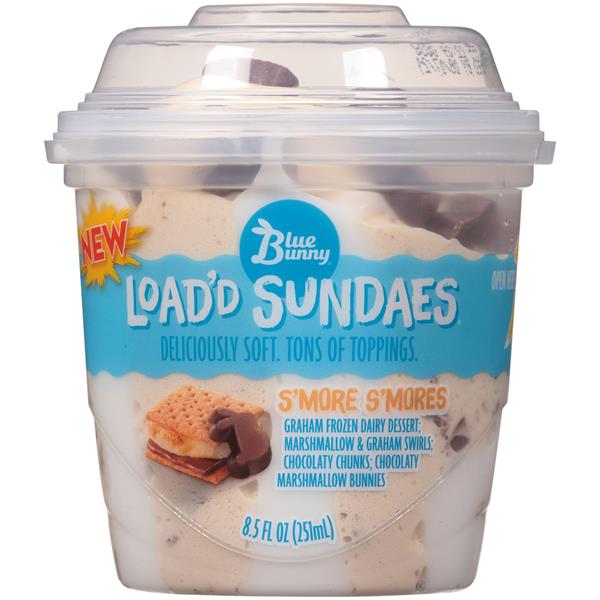 Blue Bunny Load'd Sundaes S'more S'mores Ice Cream | Hy ...
