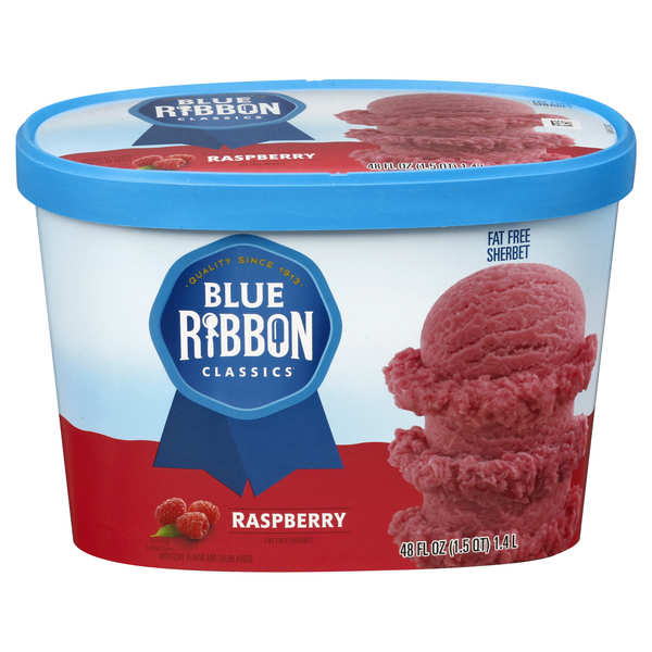 Blue Ribbon Classics Raspberry Fat Free Sherbet | Hy-Vee Aisles