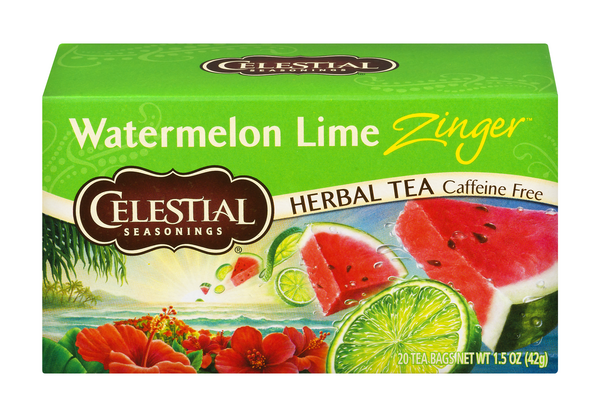 Celestial Seasonings Caffeine Free Watermelon Lime Zinger Herbal