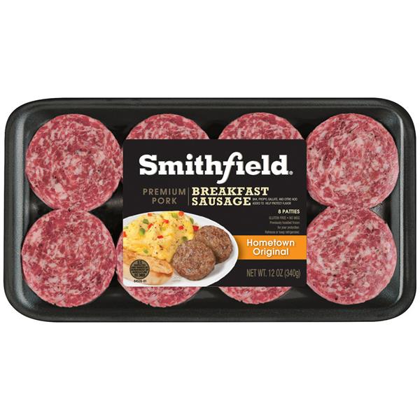 Smithfield Hometown Original Pork Breakfast Sausage Patties HyVee Aisles Online Grocery Shopping