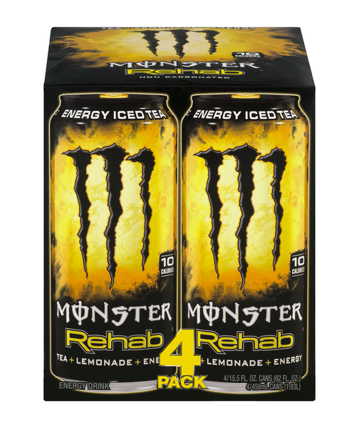 Monster Rehab Tea + Lemonade 4pk  Hy-Vee Aisles Online Grocery Shopping