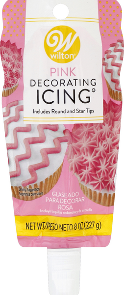 Wilton Pink Decorating Icing With Tips | Hy-Vee Aisles Online Grocery ...