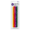 Wilton Long Birthday Candles Multi Colored