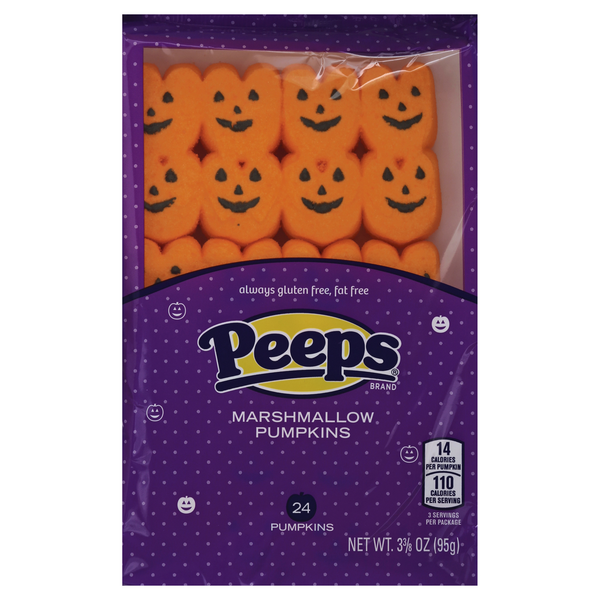 Peeps Marshmallow Pumpkins 24Ct HyVee Aisles Online Grocery Shopping