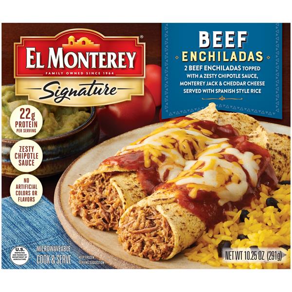 El Monterey Signature Beef Enchiladas Box HyVee Aisles Online